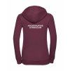 Dámská mikina luxury back burgundy