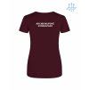 Dámské funkční tričko Burgundy (Vínová)