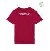 Dětské EKO tričko Premium Hibiscus red (Tmavě červená)