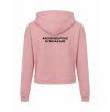 Dámská crop mikina Dusty pink (Starorůžová)