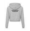 Dámská crop mikina Heather grey (Světlá šedá)