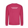 Dětská mikina bez kapuci Hot Pink (Sytá růžová)