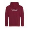 Dospělá mikina Premium back burgundy