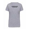 Dámské tričko premium back grey