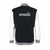 College mikina back black