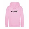 Dětská mikina na zip Premium Baby Pink (Světlá růžová)