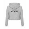 Dámská crop mikina Heather grey (Světlá šedá)