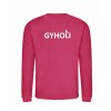 Dětská mikina bez kapuci Hot Pink (Sytá růžová)