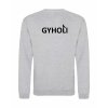 Pánská mikina bez kapuce Heather grey (Světlá šedá)