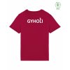 Dětské EKO tričko Premium Hibiscus red (Tmavě červená)