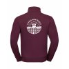 Pánská mikina na zip Elegant Burgundy (Vínová)