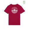 Dětské EKO tričko Premium Hibiscus red (Tmavě červená)