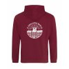 Dospělá mikina Premium back burgundy