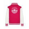 College mikina back hot pink