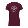 Dámské tričko premium back burgundy