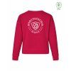 Dámský EKO crewneck Premium Hibiscus red (Tmavě červená)