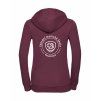 Dámská mikina luxury back burgundy
