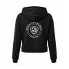 Dámská crop mikina Black (Černá)