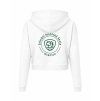 Dámská crop mikina White (Bílá)