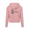 Dámská crop mikina Dusty pink (Starorůžová)