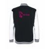 College mikina back black