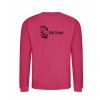 Dětská mikina bez kapuci Hot Pink (Sytá růžová)