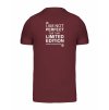 Pánské tričko premium back burgundy