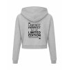 Dámská crop mikina Heather grey (Světlá šedá)