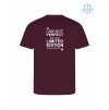 Pánské funkční tričko Burgundy (Vínová)