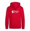 Dětská mikina na zip Premium Fire red (Ohnivá červená)