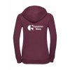 Dámská mikina luxury back burgundy