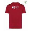 Dospělé EKO tričko Premium Hibiscus red (Tmavě červená)