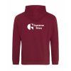 Dospělá mikina Premium back burgundy
