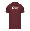 Pánské tričko premium back burgundy