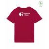 Dětské EKO tričko Premium Hibiscus red (Tmavě červená)