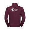 Pánská mikina na zip Elegant Burgundy (Vínová)