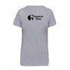 Dámské tričko premium back grey