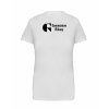 Dámské tričko premium back white