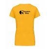 Dámské tričko premium back yellow
