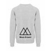 Dětská mikina bez kapuci Heather Grey (Světle šedá)