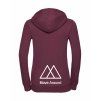 Dámská mikina luxury back burgundy