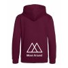 Dětská mikina Premium back burgundy