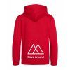 Dětská mikina Premium back red
