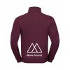 Pánská mikina na zip Elegant Burgundy (Vínová)