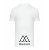 Pánské tričko premium back white