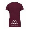 Dámské tričko premium back burgundy