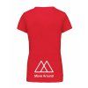 Dámské tričko premium back red