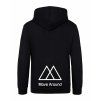 Dětská mikina na zip Premium Deep black (Klasická černá)