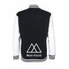 College mikina back black