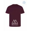Dětské funkční tričko Burgundy (Vínová)